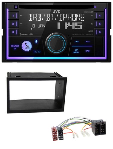 Jvc mp3 usb 2din - usb, dab