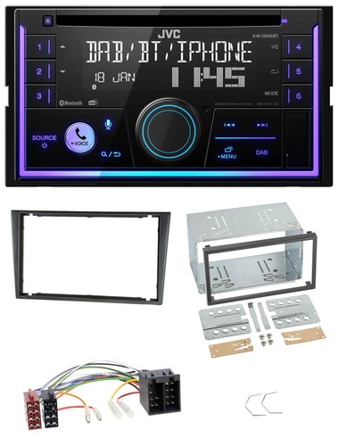 Jvc mp3 usb 2din dab - mp3, bluetooth