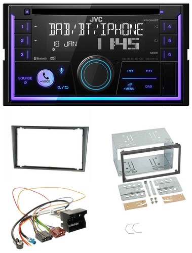 Jvc mp3 usb 2din dab - jvc, bluetooth
