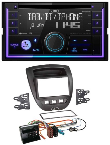 Jvc mp3 usb 2din dab - mp3, bluetooth