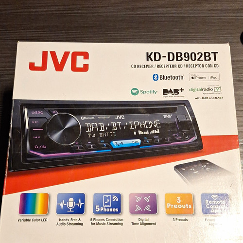 Jvc db902bt din 4 kanal - 1-din, 4-kanal