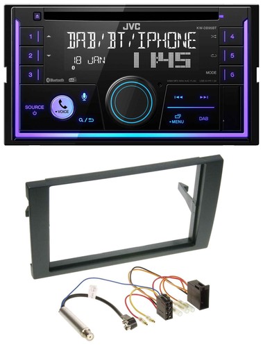 Jvc mp3 usb 2din dab - 2din,