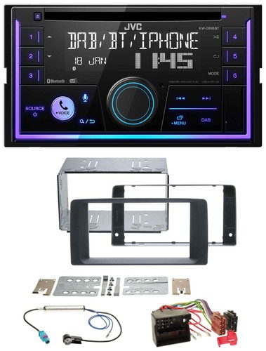 Jvc mp3 usb 2din dab - usb, bluetooth